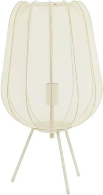 Light & Living Tafellamp 'Plumeria' 60cm hoog kleur Zand