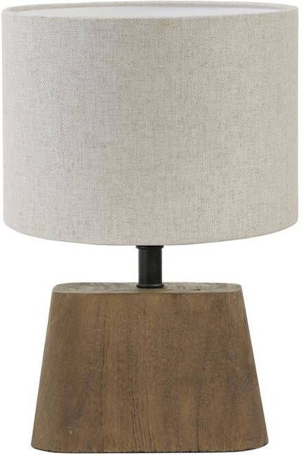 Light & Living Tafellamp Kardan|Livigno Hout|Naturel Ø20x29cm