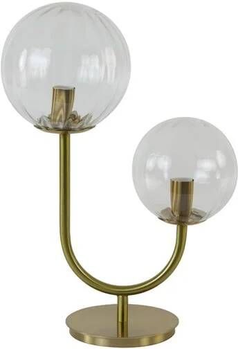 Light & Living Tafellamp 'Magdala' 2-Lamps kleur Transparant