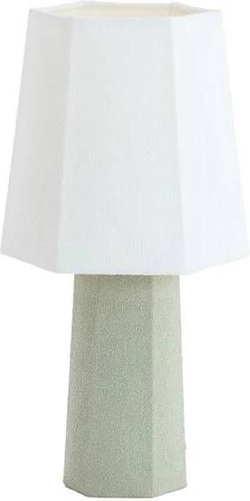 Light & Living Tafellamp Musabo Mintgroen Ø25cm
