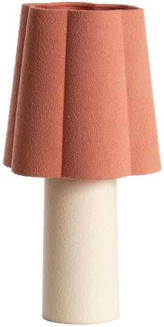 Light & Living Tafellamp Musaby 50cm Wit Roze Rond