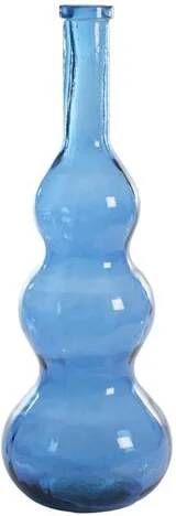 Light & Living Venerio vaas Ø26 5x75 cm glas blauw