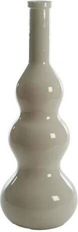 Light & Living Venerio vaas Ø26 5x75 cm glas melk licht beige