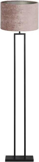 Light & Living Vloerlamp Shiva|Gemstone Zwart|Oud roze Ø40x170cm