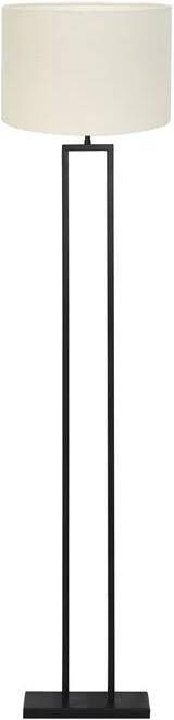 Light & Living Vloerlamp Shiva|Livigno Zwart|Eiwit Ø40x170cm