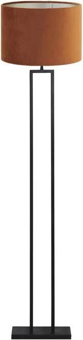 Light & Living Vloerlamp Shiva|Velours Zwart|Terra Ø40x170cm