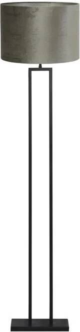 Light & Living Vloerlamp Shiva|Velours Zwart|Zwart Ø40x170cm