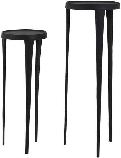 Light & Living Pillar S 2 30x80+35x100 cm TOBIAS black