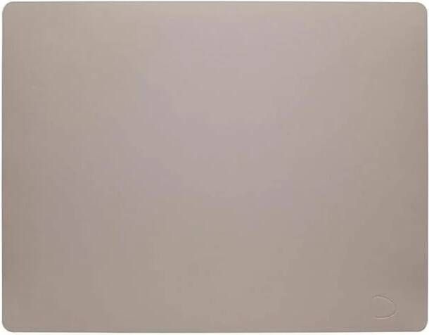 LIND DNA Placemat Leer Softbuck Grijs (35x45 cm)