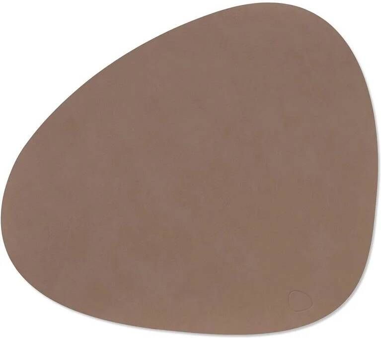 LIND DNA Placemat Nupo Leer Truffle 44 x 37 cm