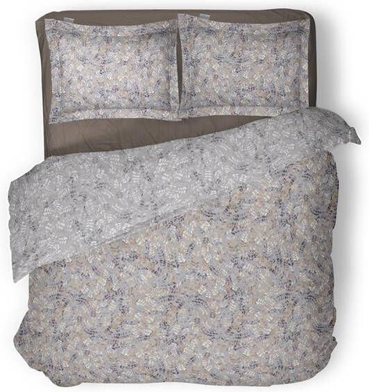 LINNICK Dekbedovertrek Katoen Willow grey 200x200 220cm tweepersoons