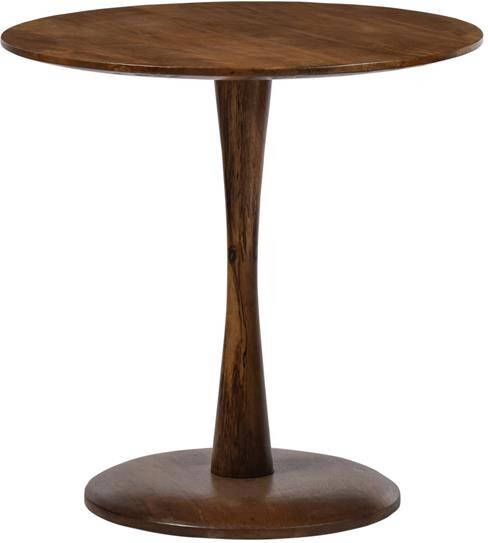 Brix Salontafel Vivian Bruin 50x50x45 Mangohout - Foto 2
