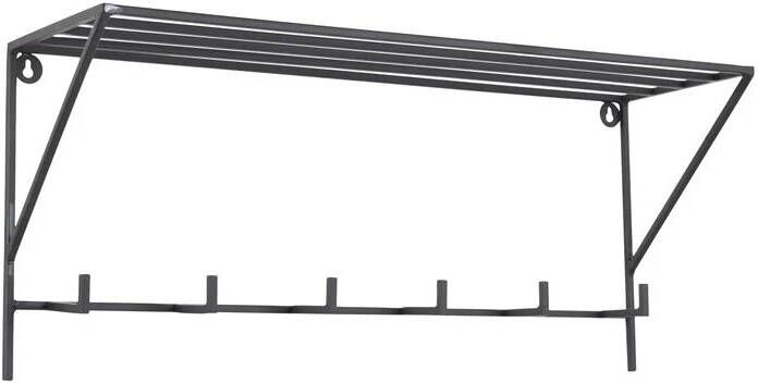 Loft42 Hook Kapstok Zwart Metaal 6 haken