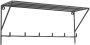 LOFT42 Hook Kapstok Met Roede 6 haken Zwart Metaal Industrieel - Thumbnail 2