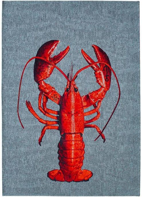 Louis de Poortere Lobster Pop Wandkleed 100 x 140 cm Steam Red