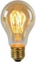 Lucide A60 Filament lamp Ø 6 cm LED Dimb. E27 1x5W 2200K Amber - Thumbnail 1