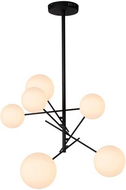 Lucide ALARA Hanglamp 6xG4 Zwart