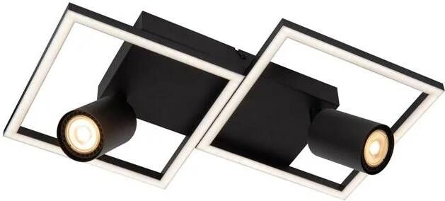 Lucide ARIANNE Plafonnière LED 2xGeïntegreerde LED 2xGU10 Zwart