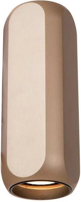 Lucide dimbare plafonniere BRAGA 6x6 cm koffie