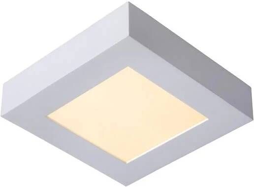 Lucide BRICE-LED Plafonnière Badkamer LED Dimb. 1x15W 3000K IP44 Wit