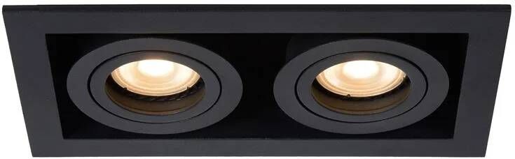 Lucide CHIMNEY Inbouwspot 2xGU10 Zwart