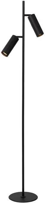 LUCIDE Vloerlamp Clubs Zwart ⌀22cm 2xgu10