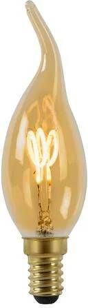 Lucide CT35 Filament lamp Ø 3 5 cm LED Dimb. E14 1x3W 2200K Amber