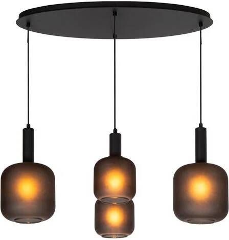 Lucide ELOISE Hanglamp 4xE27 Zwart