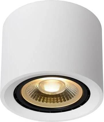 LUCIDE Plafondlamp Led Fedler Wit ⌀12cm 12w