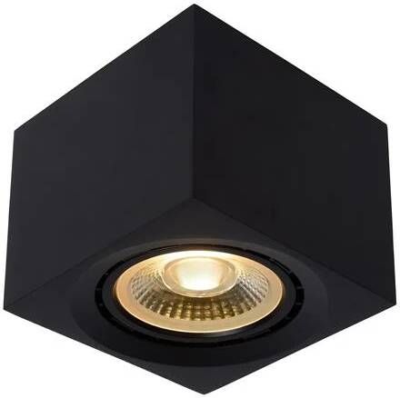 Lucide Fedler Plafondspot Led Dim To Warm Gu10 1x12w 2200k 3000k Zwart