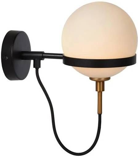 Lucide FELINE Wandlamp Badkamer 1xG9 IP44 Zwart