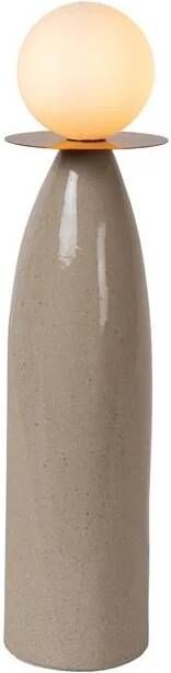 Lucide FIGARO Tafellamp Ø 12 cm H 48 cm 1xG9 Grijs