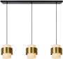 Lucide FIRMIN Hanglamp 3xE27 Mat Goud | Messing - Thumbnail 1