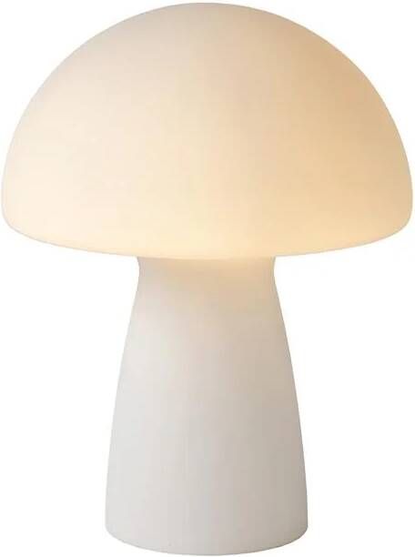 Lucide Tafellamp Fungo Opaal ⌀23cm E27