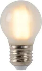 LUCIDE Ledfilamentlamp Mat G45 Dimbaar E27 4w