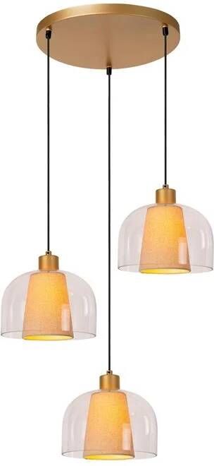 Lucide GUNHILD Hanglamp 3xE27 Transparant