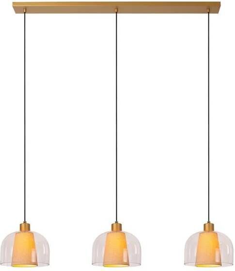 Lucide GUNHILD Hanglamp 3xE27 Transparant