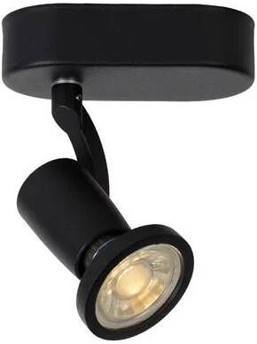 Lucide JASTER-LED Plafondspot LED GU10 1x5W 2700K Zwart