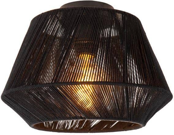 Lucide JESSICA Plafonnière 1xE27 Zwart