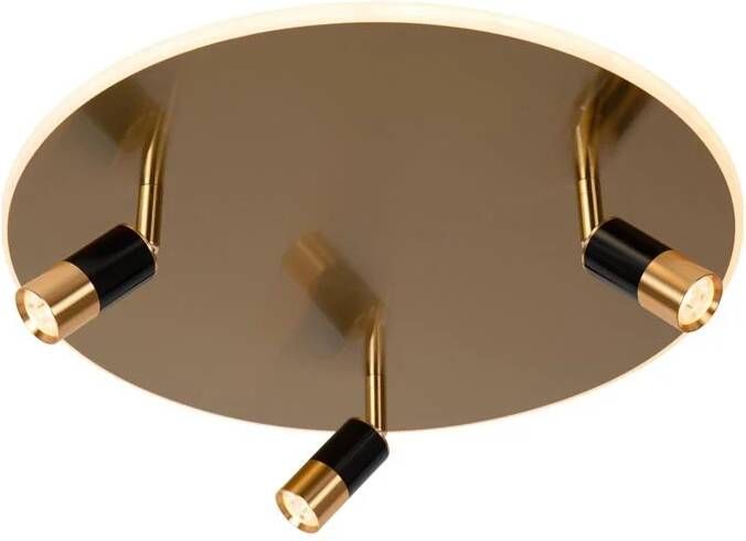 Lucide JUBEL Plafonnière Ø48 cm LED Dimb. 2700K Mat Goud Messing