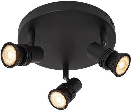Lucide KIANTI Plafondspot Ø 21 cm 3xGU10 Zwart