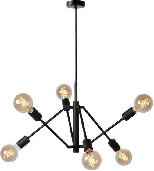 Lucide hanglamp Lester zwart Leen Bakker