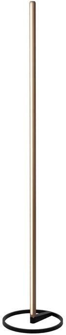 Lucide aluminium dimbare LED vloerlamp 29.7x29.7 cm koffie