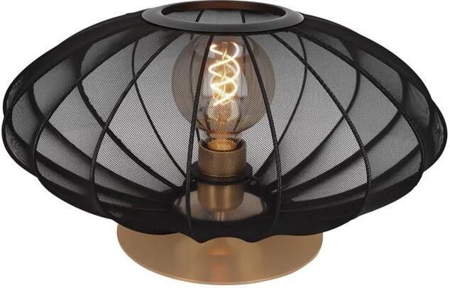Lucide CORINA Tafellamp Ø 40 cm 1xE27 Zwart