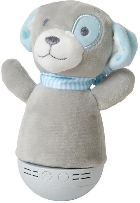 Lucide DOLLY Tafellamp Kinderkamer Batterijen LED 1x3W 2700K Met muziekfunctie Grijs