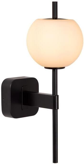 Lucide ELDA Wandlamp Badkamer 1xG9 IP44 Zwart