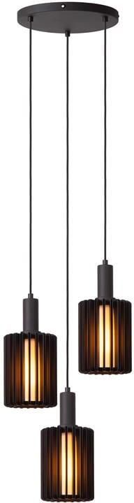 Lucide LAMBRES Hanglamp 3xE27 Zwart