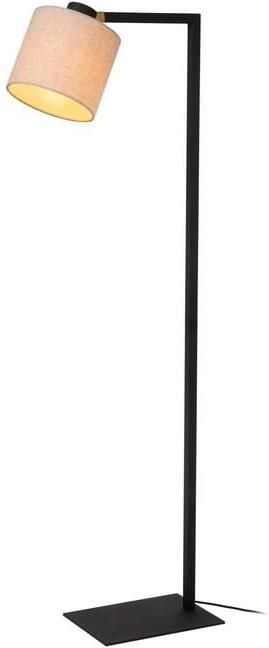 Lucide LESLEY Vloerlamp 1xE27 Zwart