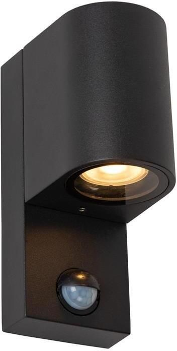 Lucide wandlamp buiten Zaro binnen zwart