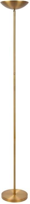 Lucide ZENITH Vloerlamp Ø 25 4 cm LED Dimb. 1x20W 3000K Mat Goud Messing